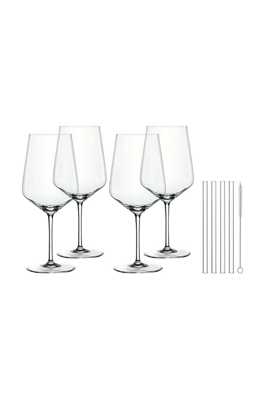 transparentna Komplet kozarcev za koktajl s slamicami Nachtmann Coctail Spritz 4-pack Unisex