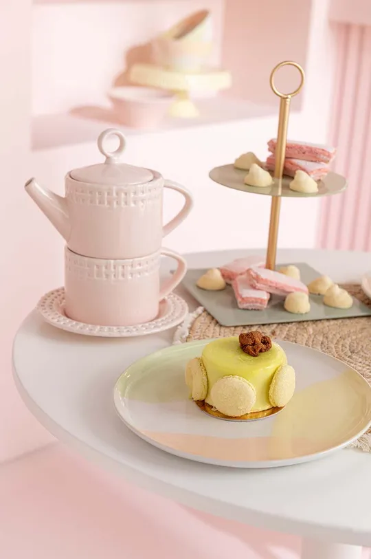 J-Line zestaw do herbaty Tea Pot And Tea Cup : Ceramika