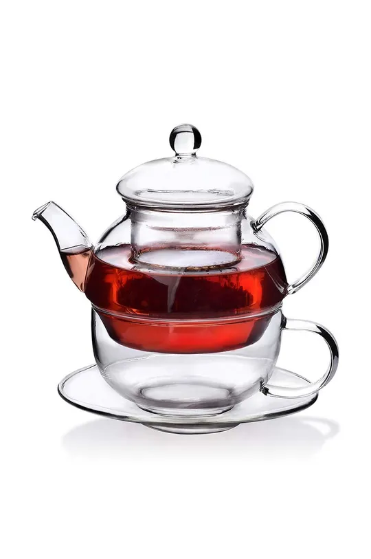 transparentna Čajnik sa šalicom Affek Design Tea for one Unisex