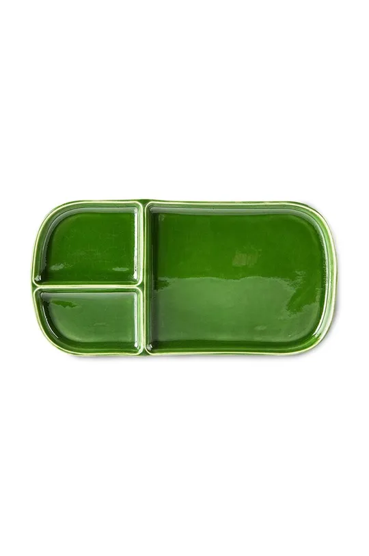 Hkliving zestaw talerzy Emeralds 2-pack zielony