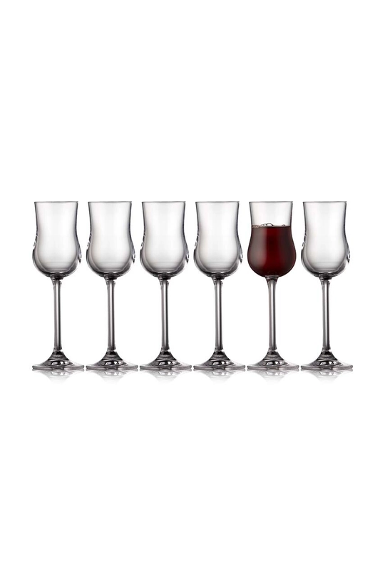 transparentna Set čaša za vino Lyngby Juvel 90 ml 6-pack Unisex