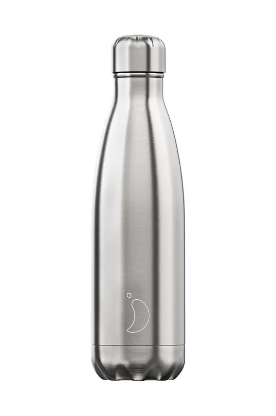 сірий Термічна пляшка Chillys Stainless Steel 500 ml Unisex