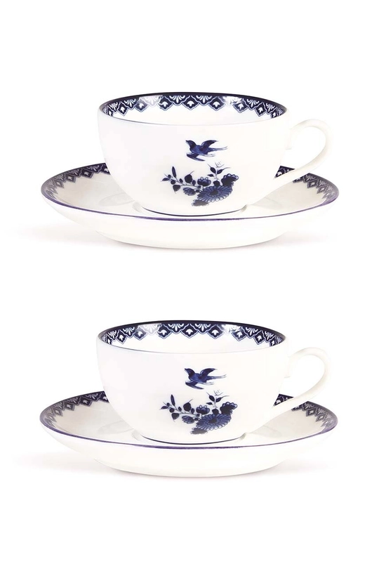 барвистий Чашка з блюдцем &k amsterdam Delftware 2-pack Unisex