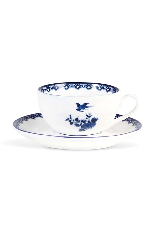 &k amsterdam tazzina con piattino Delftware multicolore