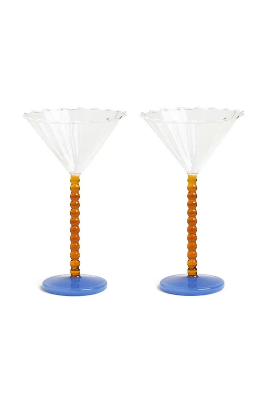 multicolore &k amsterdam set di calici Coupe Perle Amber pacco da 2 Unisex