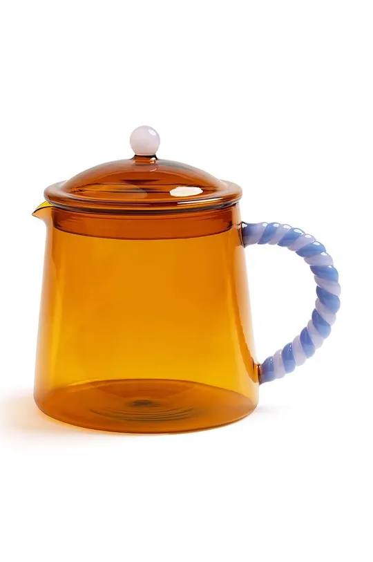 оранжевый Заварочный чайник &k amsterdam Teapot Duet Amber Unisex
