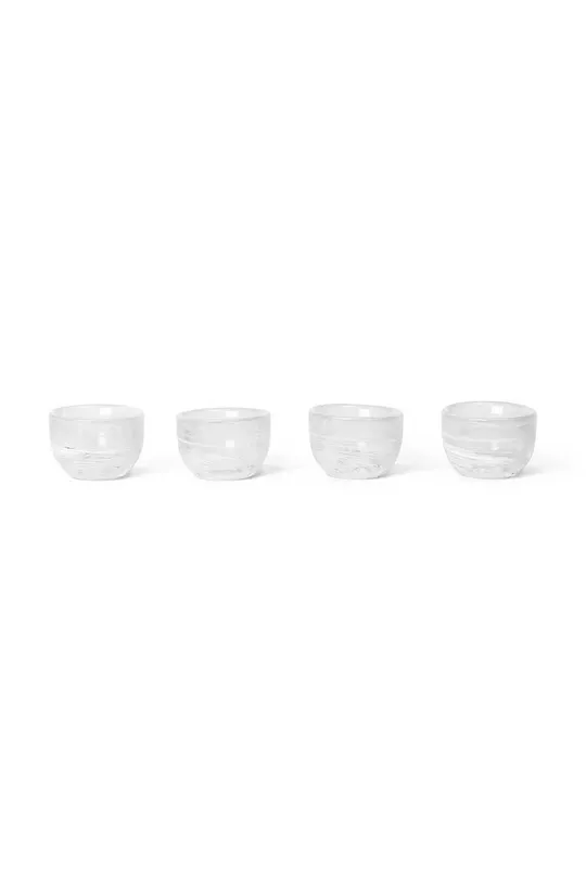 Set čašica za jaja ferm LIVING Tinta 4-pack bijela