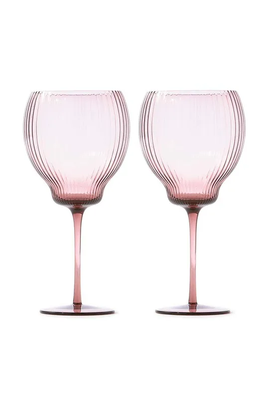 roza Komplet kozarcev za vino Pols Potten Pum Wineglasses 700 ml Unisex