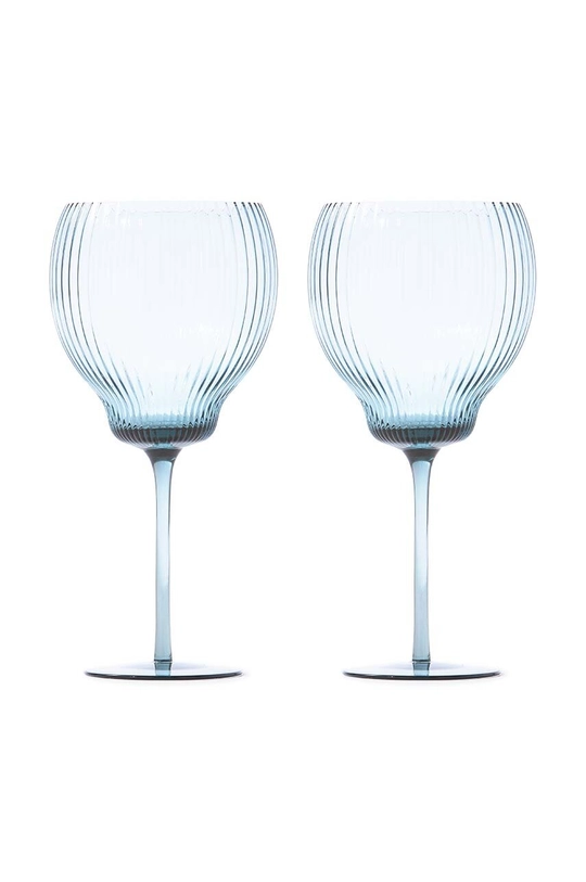 niebieski Pols Potten zestaw kieliszków do wina Pum Wineglasses 700 ml Unisex