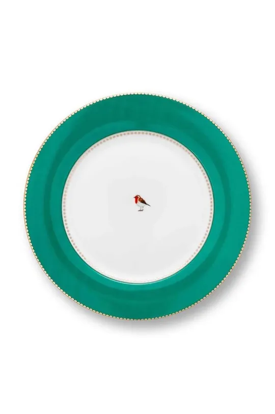 зелёный Набор тарелок Pip Studio Love Birds Unisex