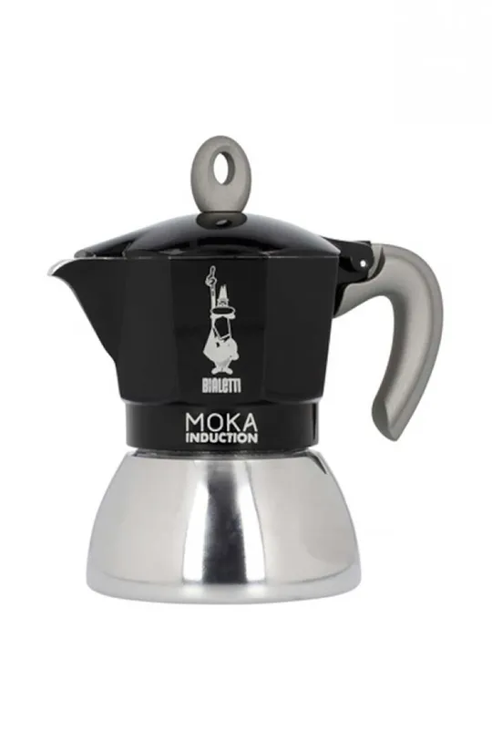 crna Kuhalo za espresso kavu Bialetti New Moka Induction 4tz Unisex