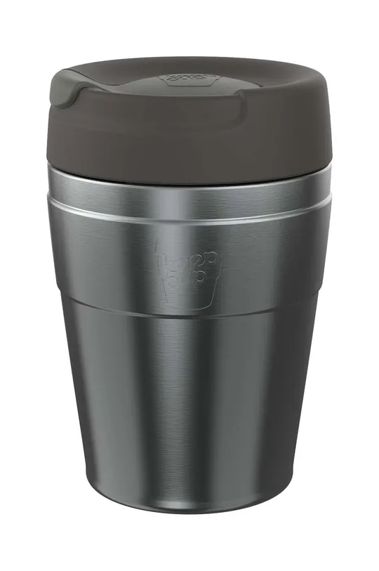 siva Termo steklenica KeepCup Helix Thermal 2v1 Unisex
