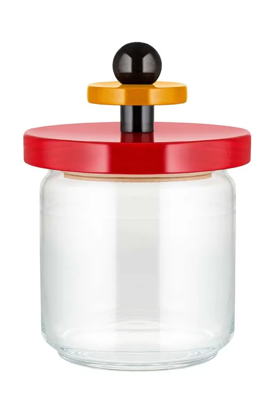 többszínű Alessi tartály fedővel Jar 750 ml Uniszex