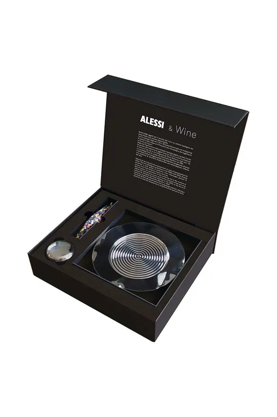 чорний Набір для подачі вина Alessi Parrot Set 3-pack Unisex