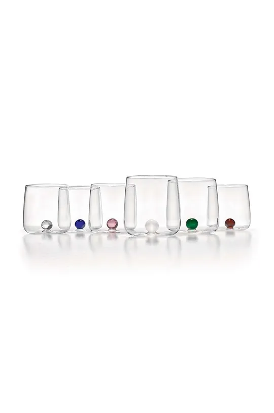 барвистий Набір склянок Zafferano Bilia 440 ml 6-pack Unisex