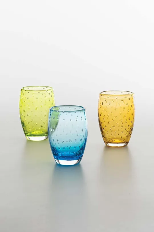 Набір склянок Zafferano BOLICANTE 350 ml 6-pack зелений