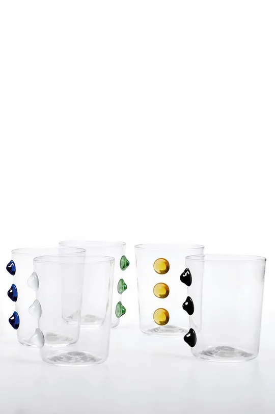 Zafferano zestaw szklanek Petoni 370 ml 6-pack multicolor