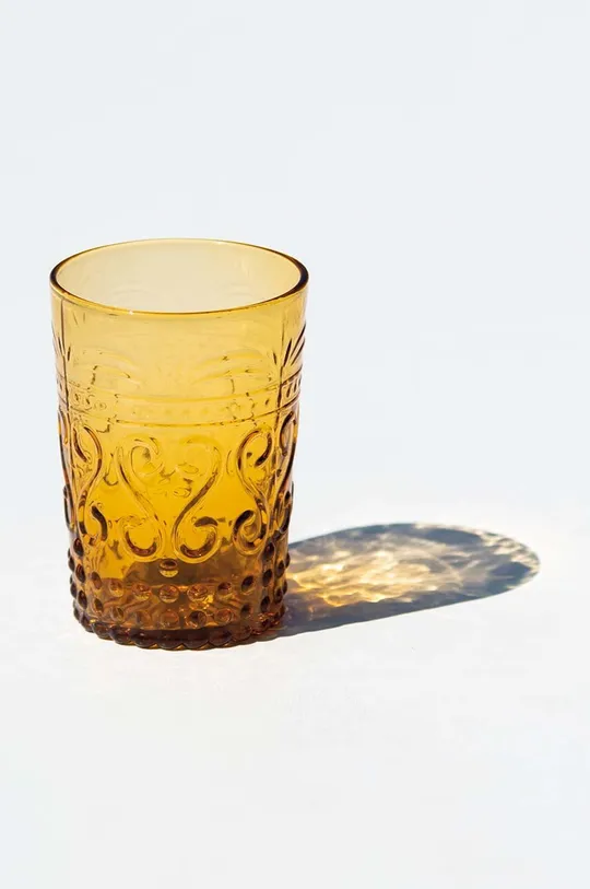 Set čaša Zafferano Provenzale 270 ml 6-pack zlatna