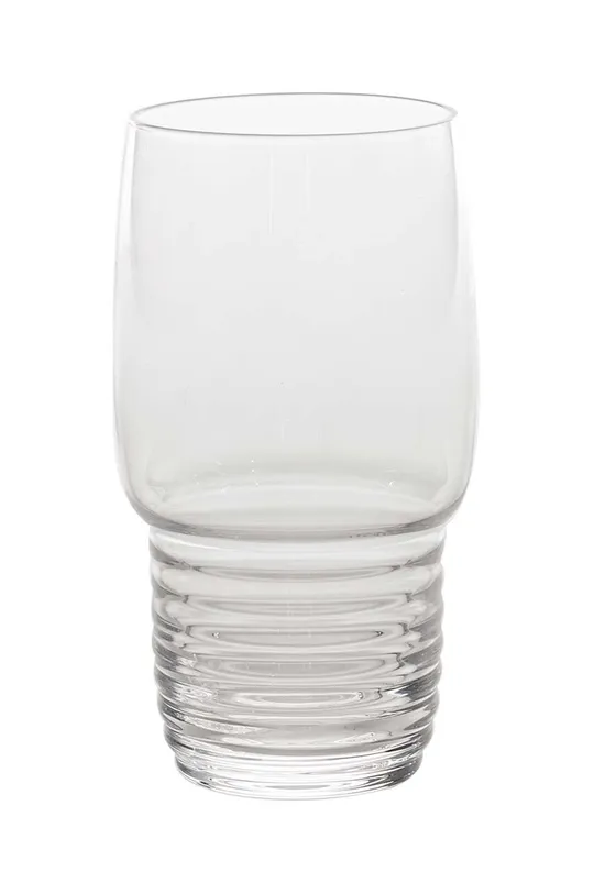 прозорий Набір склянок Zafferano Righe 450 ml 4-pack Unisex