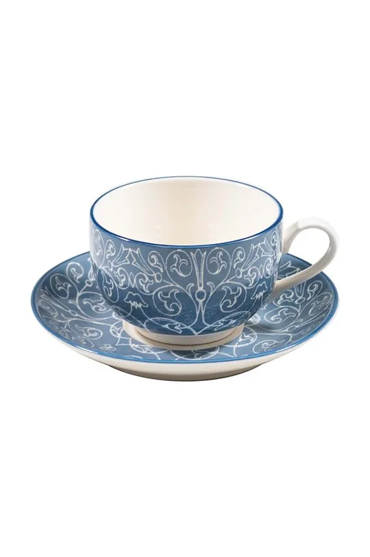 kék Zafferano csésze és csészealj Tue Tea 4 db Uniszex