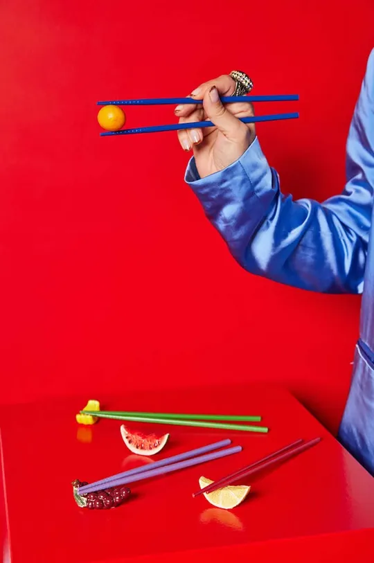 πολύχρωμο Βάση για chopsticks Byon Fruits 4-pack