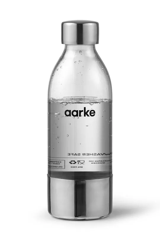 szary Aarke butelka do saturatora Small PET 650 ml Unisex