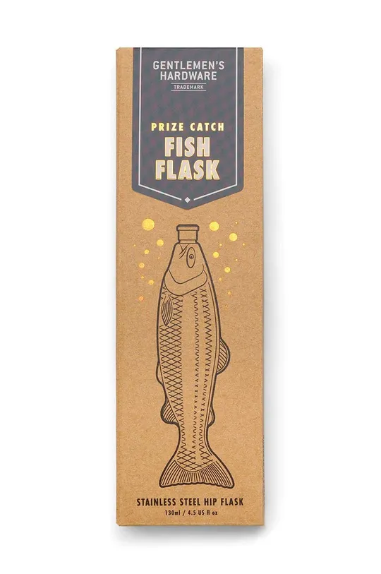 Ploskačka Gentlemen's Hardware Fish Hip Flask - Prize Catch Nerezová oceľ