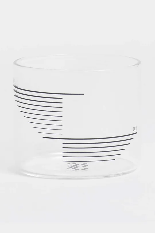 transparentny Tre Product zestaw szklanek Square Stripes 200 ml 4-pack Unisex