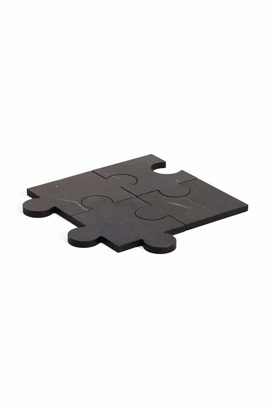 czarny Tre Product podkładka Stonecut Puzzle 4-pack Unisex