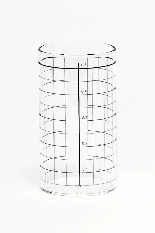 прозрачный Набор стаканов Tre Product Double Lines 500 ml 4 шт Unisex