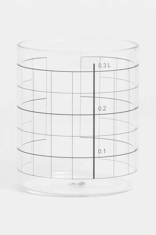 прозорий Набір склянок Tre Product Double Lines 300 ml 4-pack Unisex