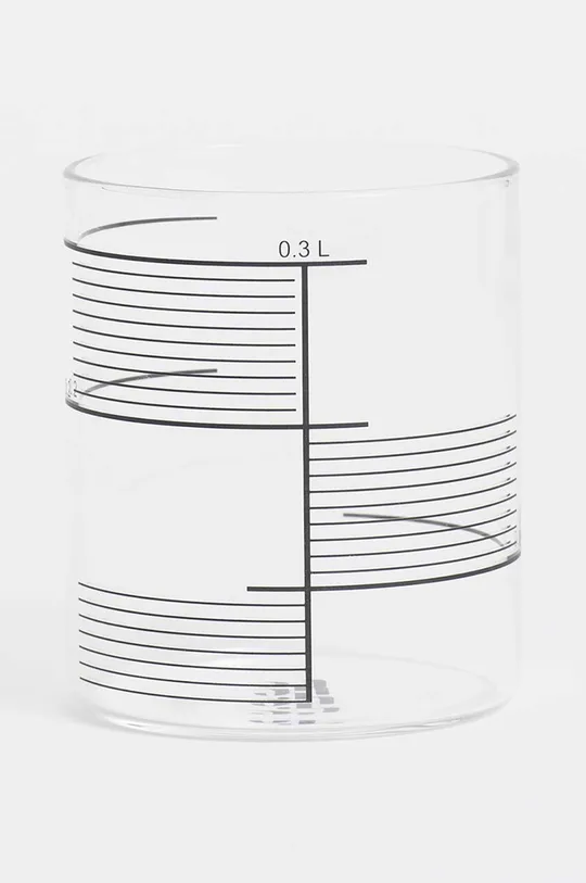 прозорий Набір склянок Tre Product Square Stripes 300 ml 4-pack Unisex