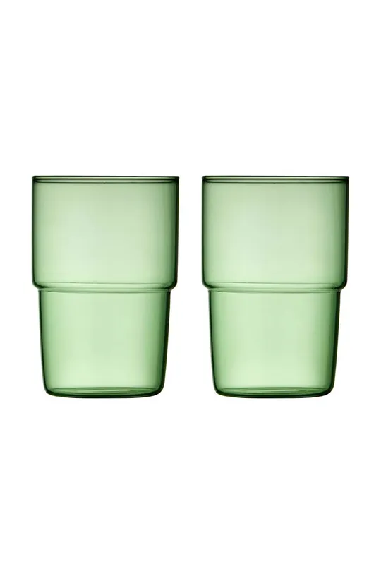 zielony Lyngby zestaw szklanek Torino 400 ml 2-pack Unisex