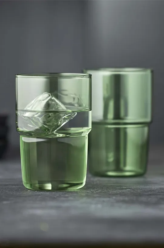 zielony Lyngby zestaw szklanek Torino 400 ml 2-pack