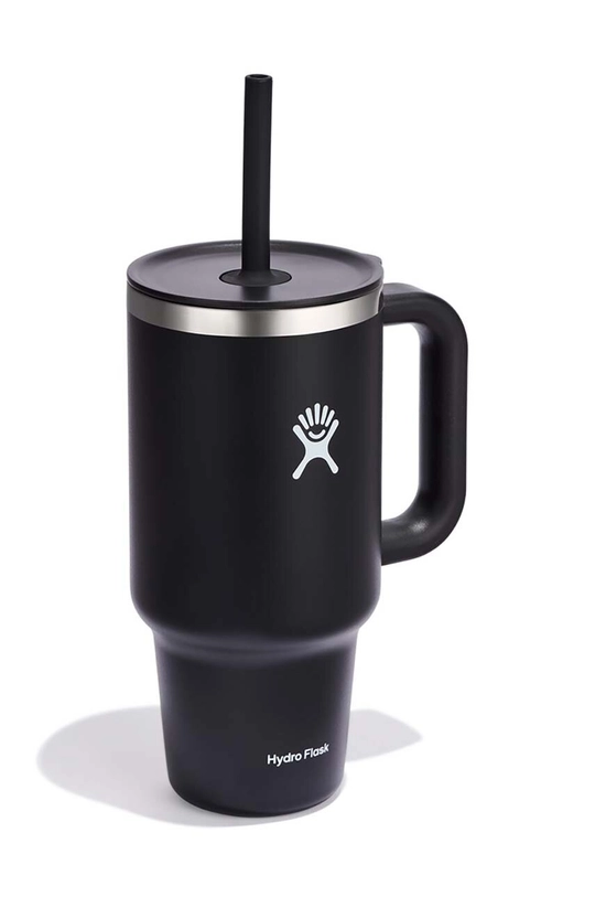 Termohrnček so slamkou Hydro Flask Hydro Flask All Around™ 946 ml TT32PS001 čierna AA00