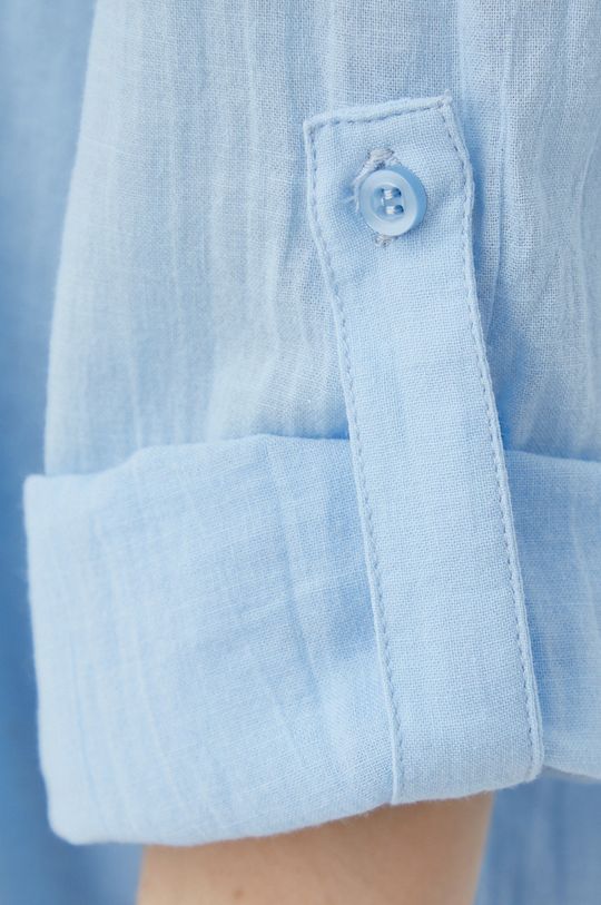 Bavlnená košeľa Vero Moda modrá