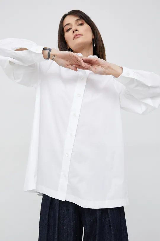 biały Seidensticker koszula Damski