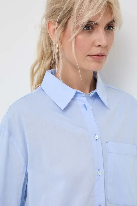 modrá Bavlnená košeľa MAX&Co.