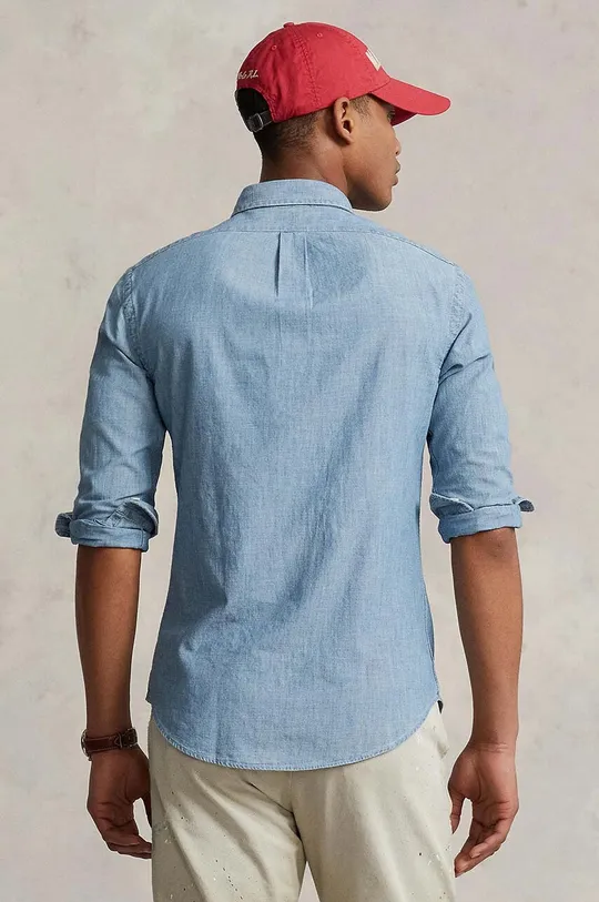 Polo Ralph Lauren - Rifľová košeľa modrá