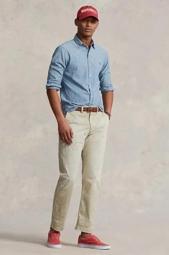 niebieski Polo Ralph Lauren - Koszula jeansowa 710548538001