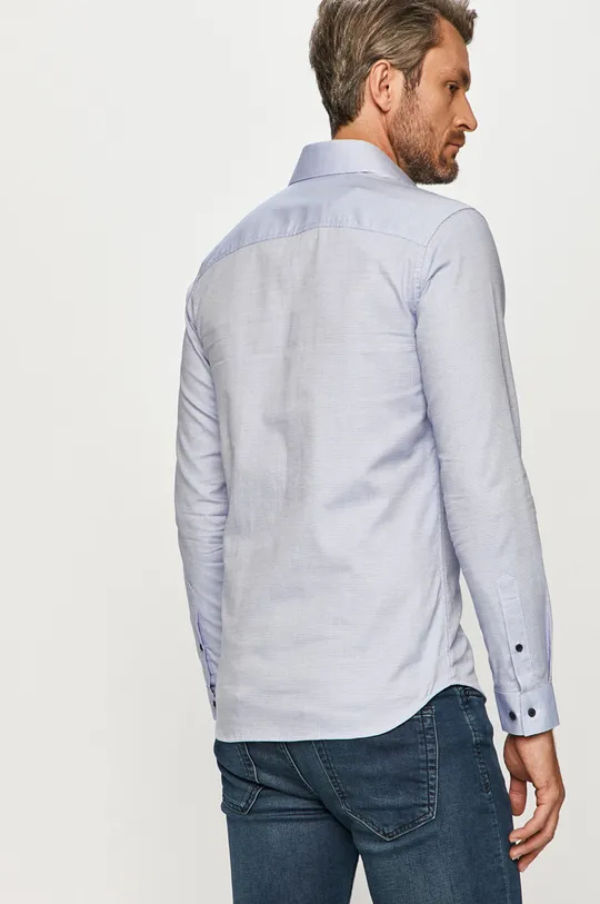 fialová Premium by Jack&Jones - Bavlnená košeľa