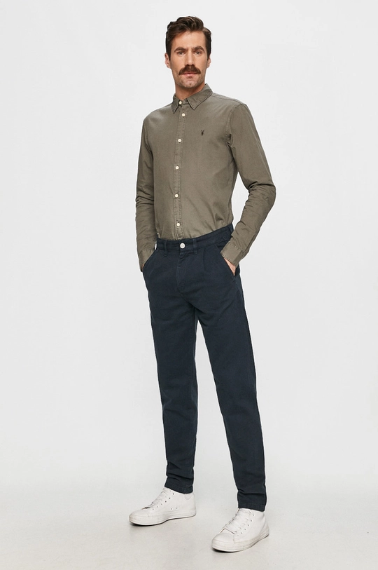 AllSaints – Koszula REDONDO LS SHIRT 100 % Bawełna