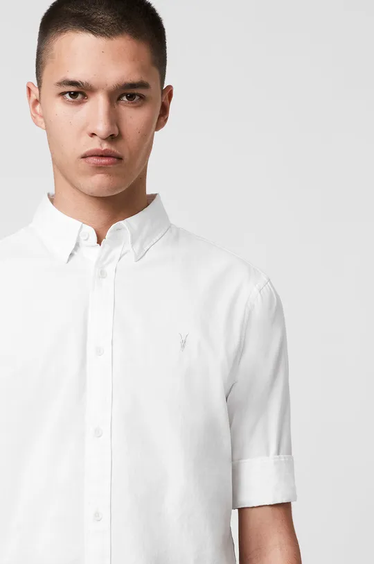 AllSaints - Košeľa Redondo HS Shirt biela