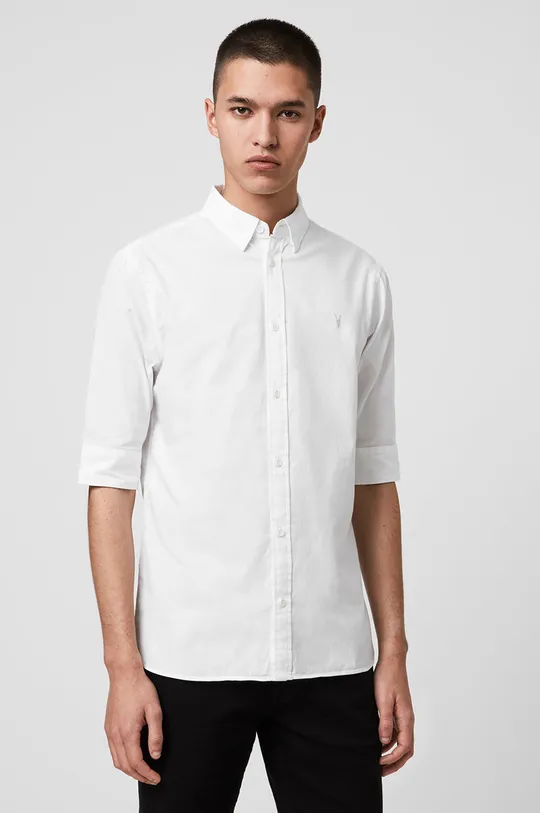 biela AllSaints - Košeľa Redondo HS Shirt
