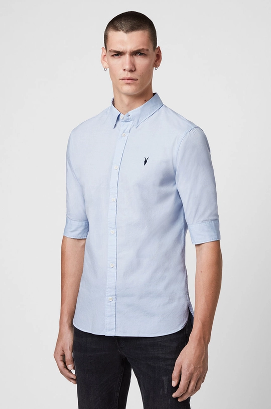 niebieski AllSaints – Koszula REDONDO HS SHIRT