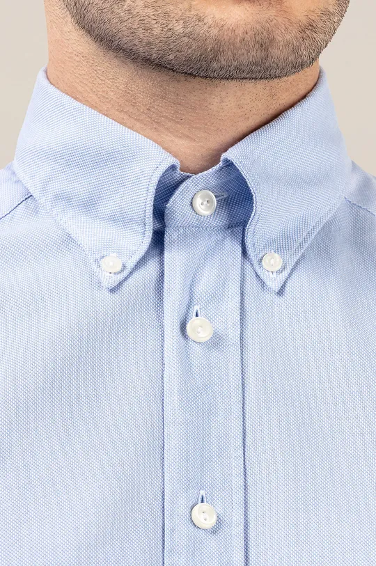 Bavlnená košeľa Eton modrá