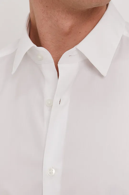 Bavlnená košeľa Boss biela
