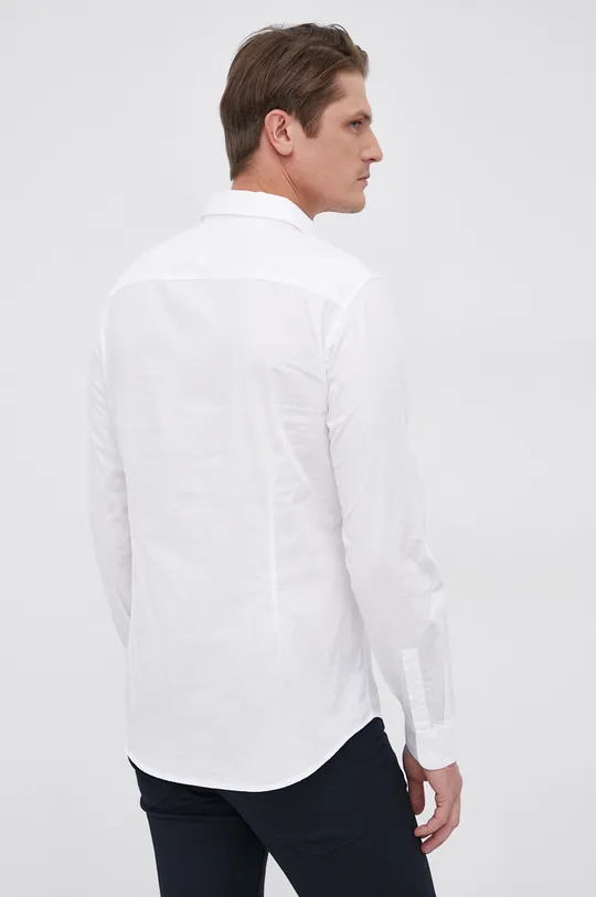 білий Бавовняна сорочка Armani Exchange