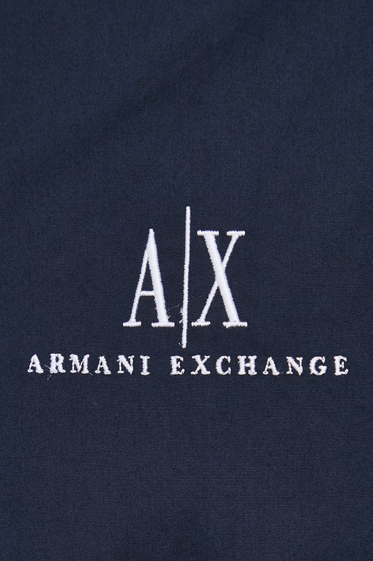 Armani Exchange Koszula bawełniana granatowy