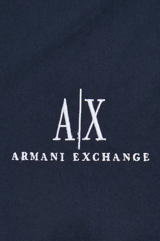 Бавовняна сорочка Armani Exchange темно-синій